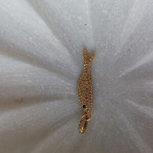 NWOT Clare V.'s Sardine Charm Gold-Plate and Glass Eye & Fish Scales. Unused.